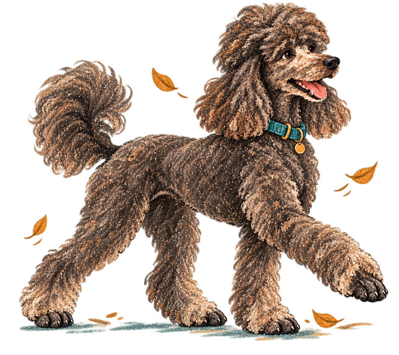 犬的品牌插画
